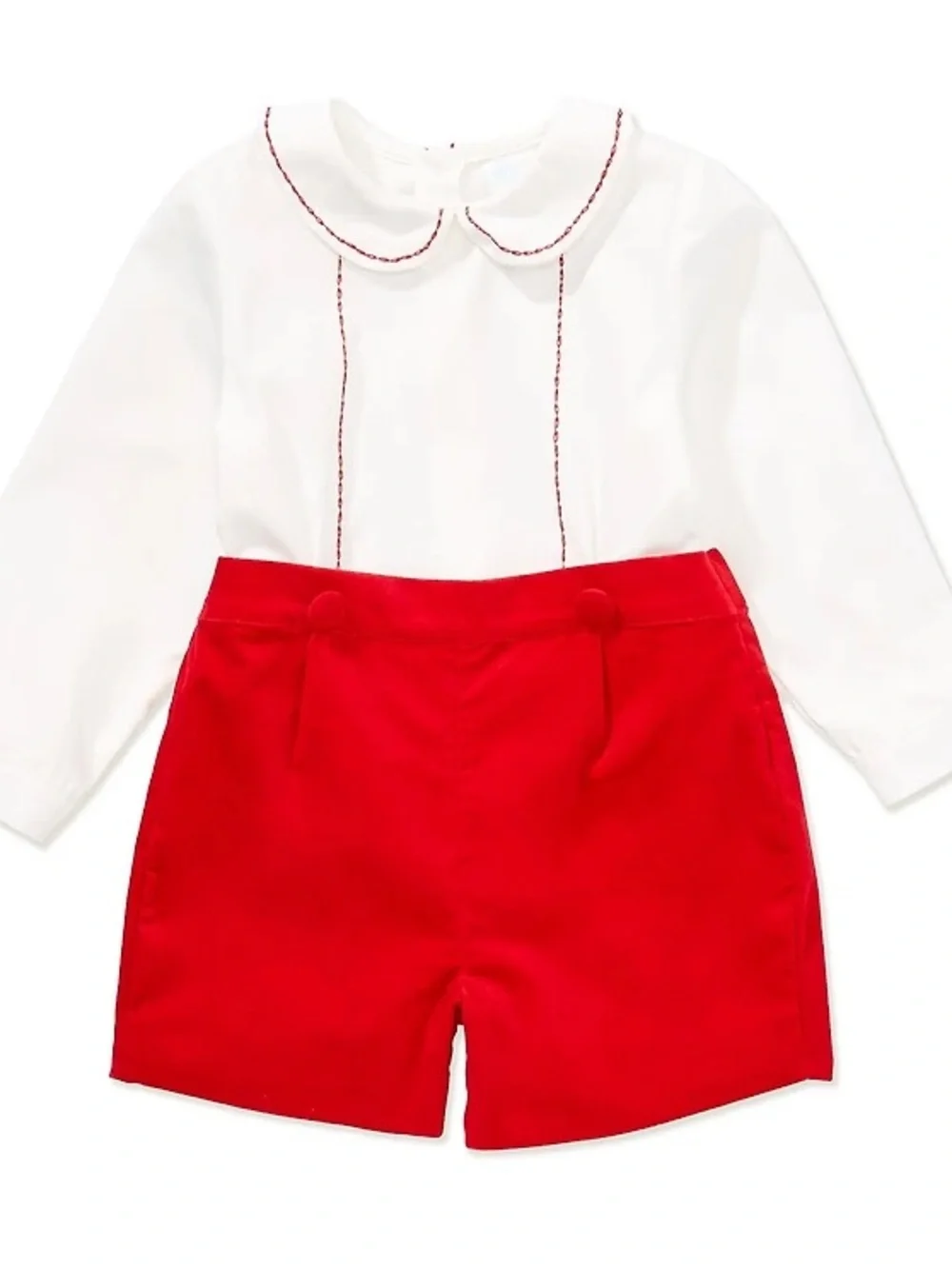NWT Edgehill Collection x The Broke Brooke Baby Boys Berrett Velvet Set Size 2T